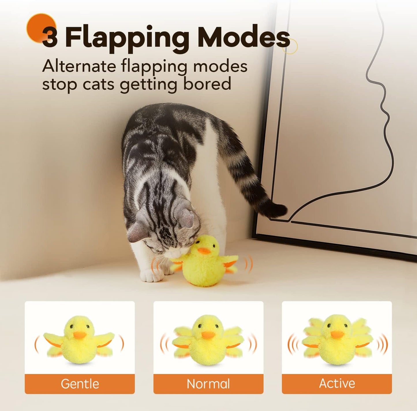 Viral Flapping Bird Cat Toy