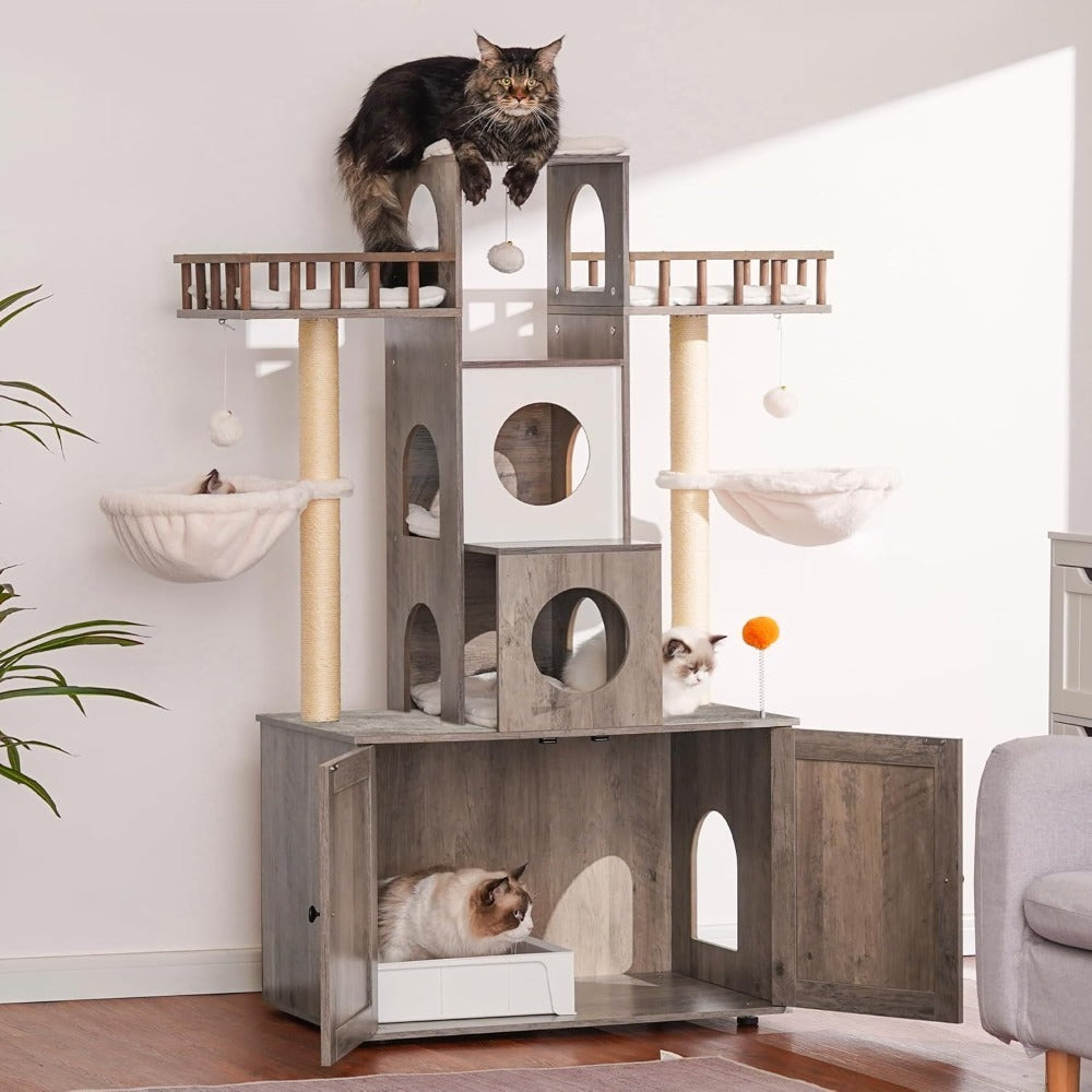 Luxury Multi-Level Cat Tower