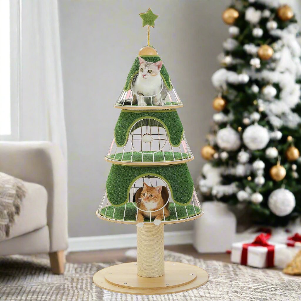 Cat Christmas Tree