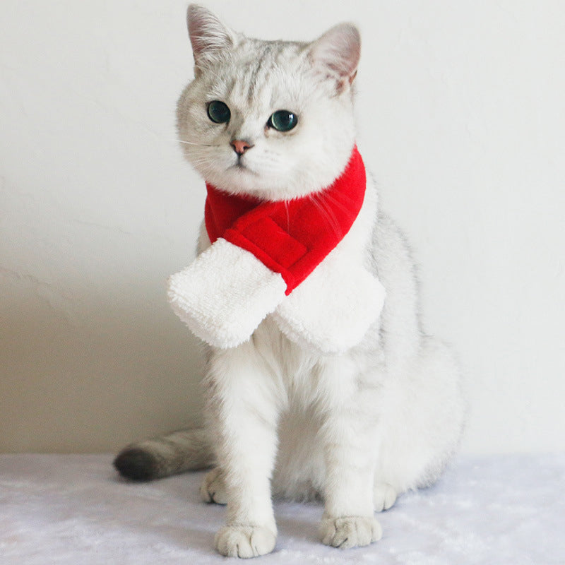 Cat Christmas Scarf