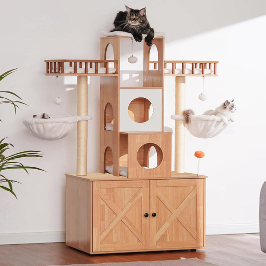 Luxury Multi-Level Cat Tower