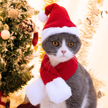 Cat Christmas Scarf