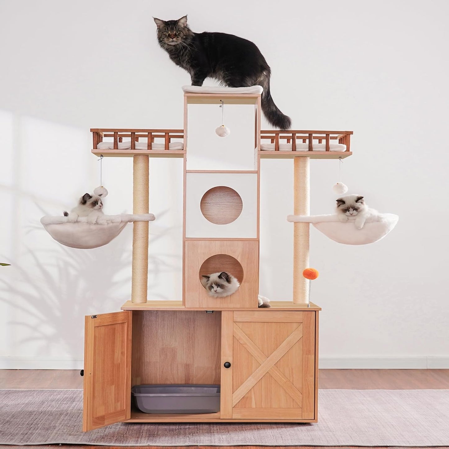 Luxury Multi-Level Cat Tower