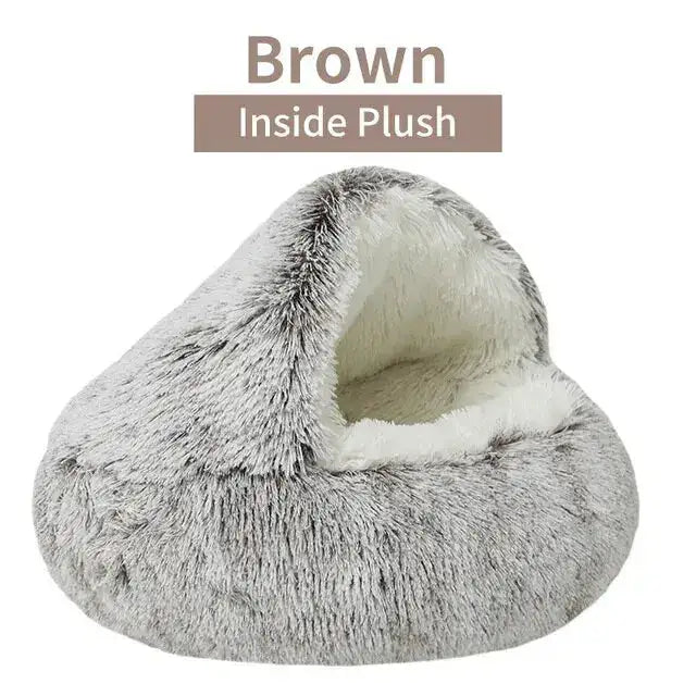 Soft Plush Cat Bed