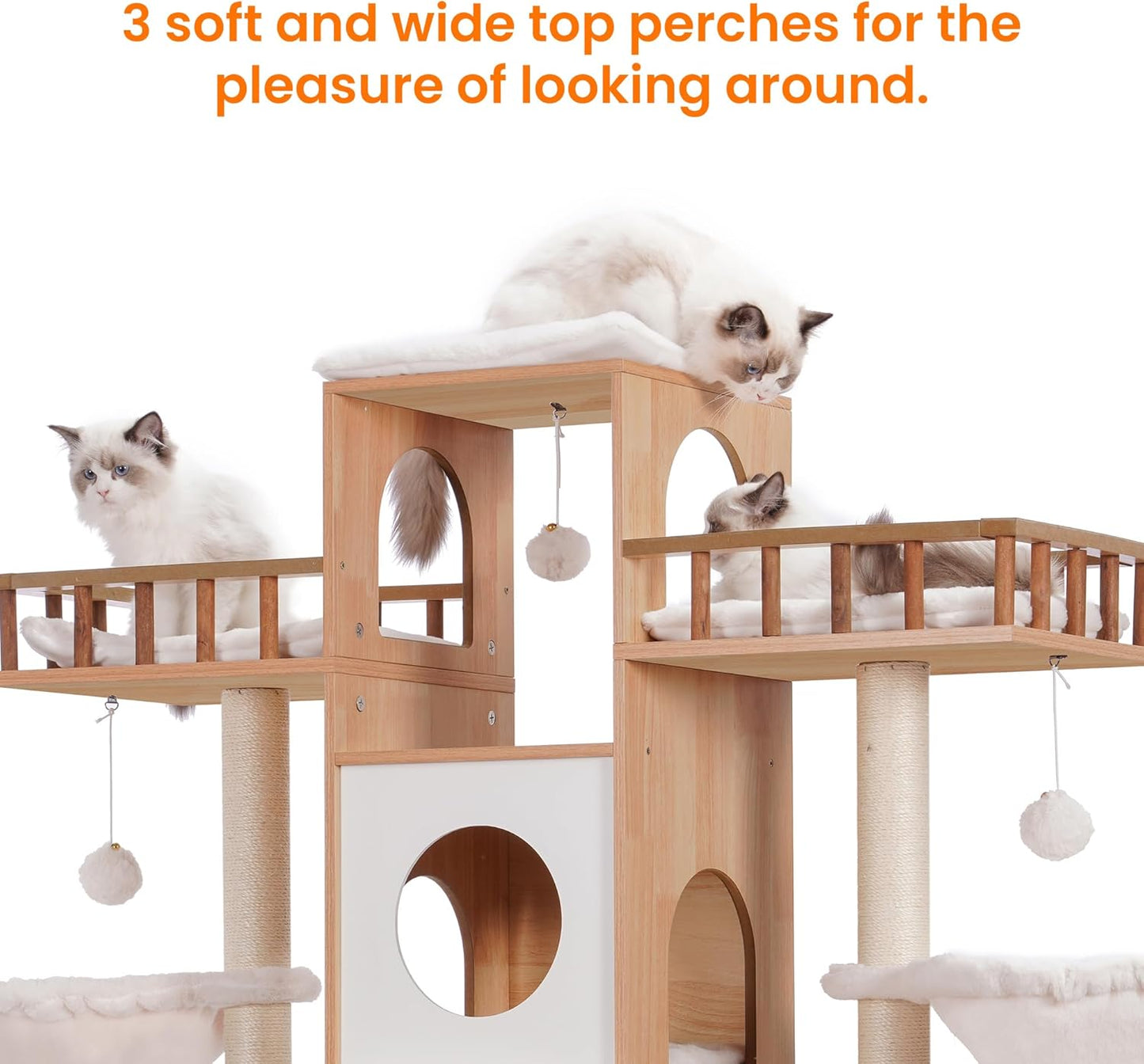 Luxury Multi-Level Cat Tower