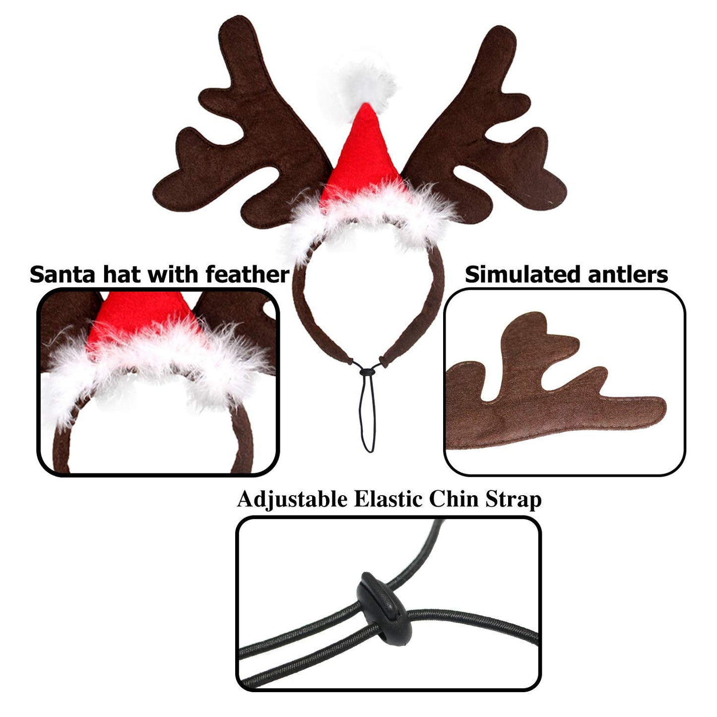 Dog Reindeer Antlers